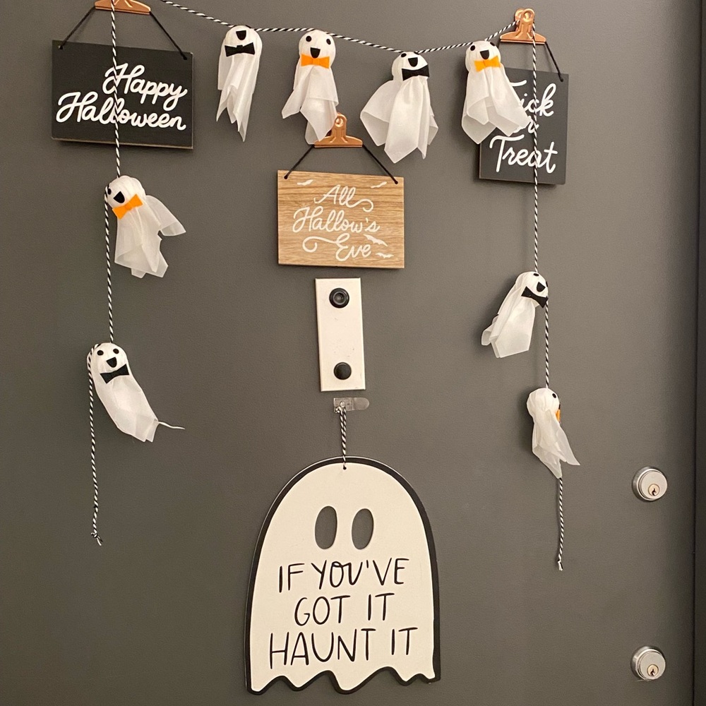 Target Halloween Decor Bundle - Set of 3 Wooden Signs